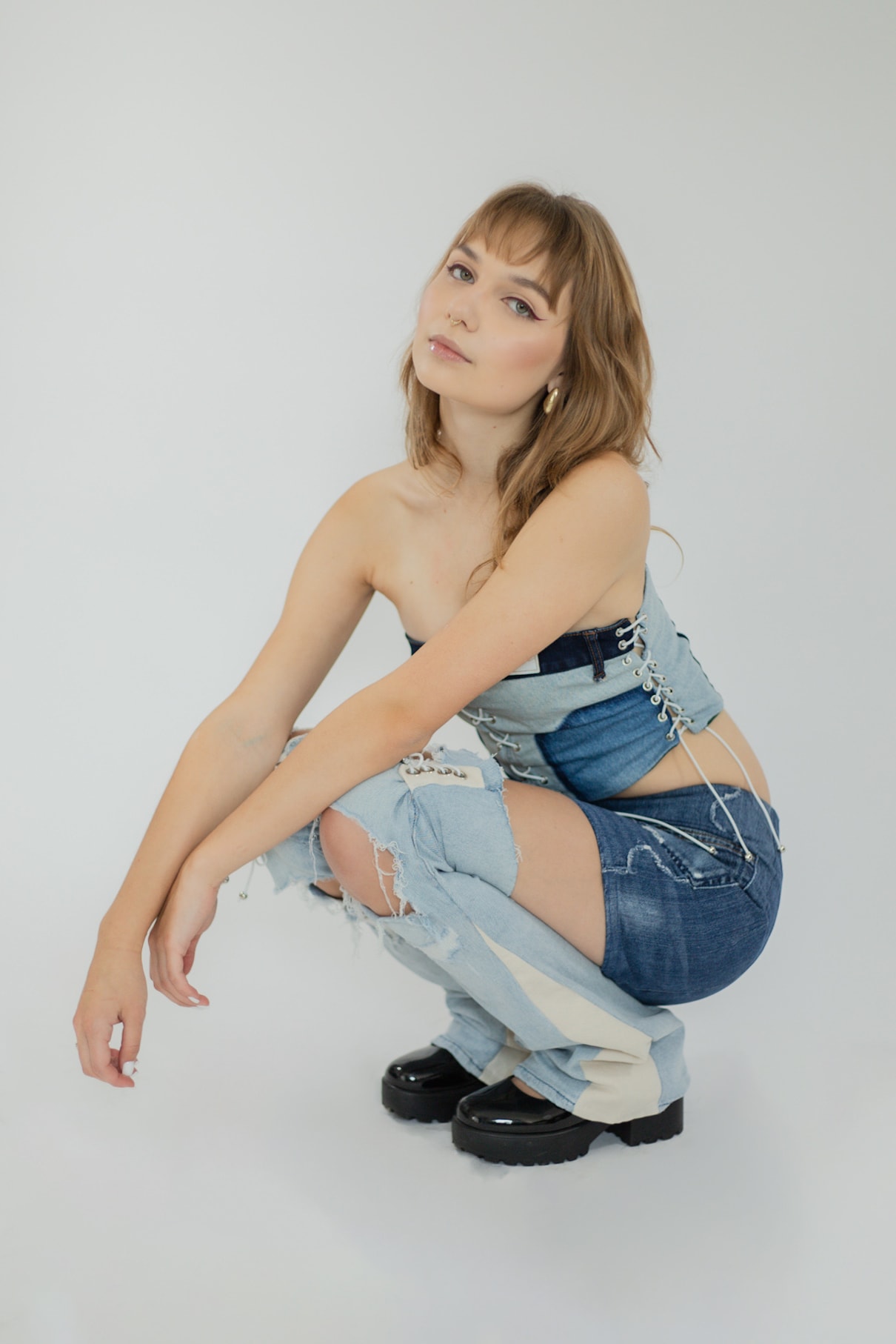 jeans top