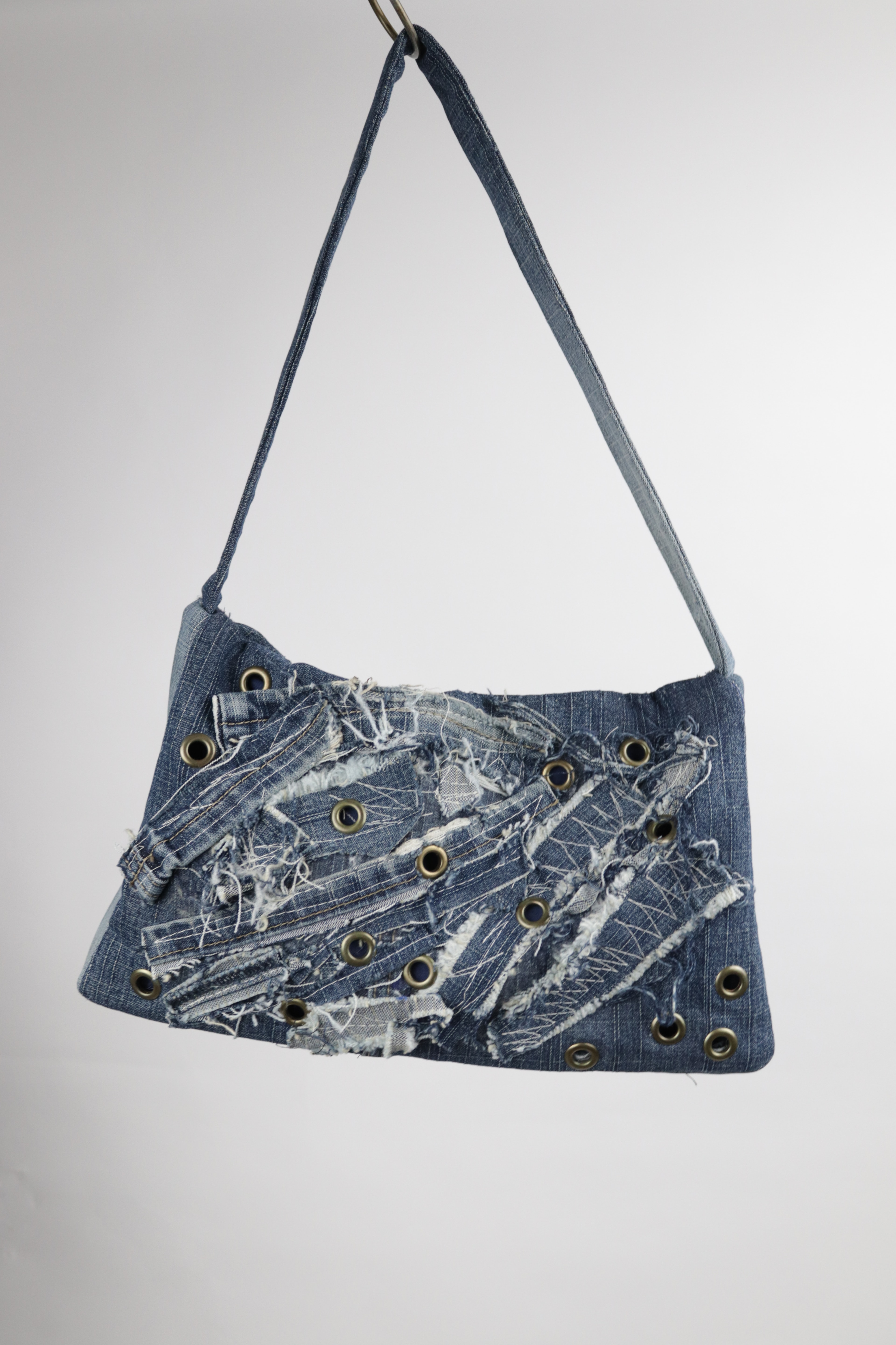 Rockstar bag jeans denim upcycled bag